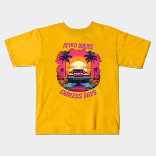 Retro Waves Kids T-Shirt